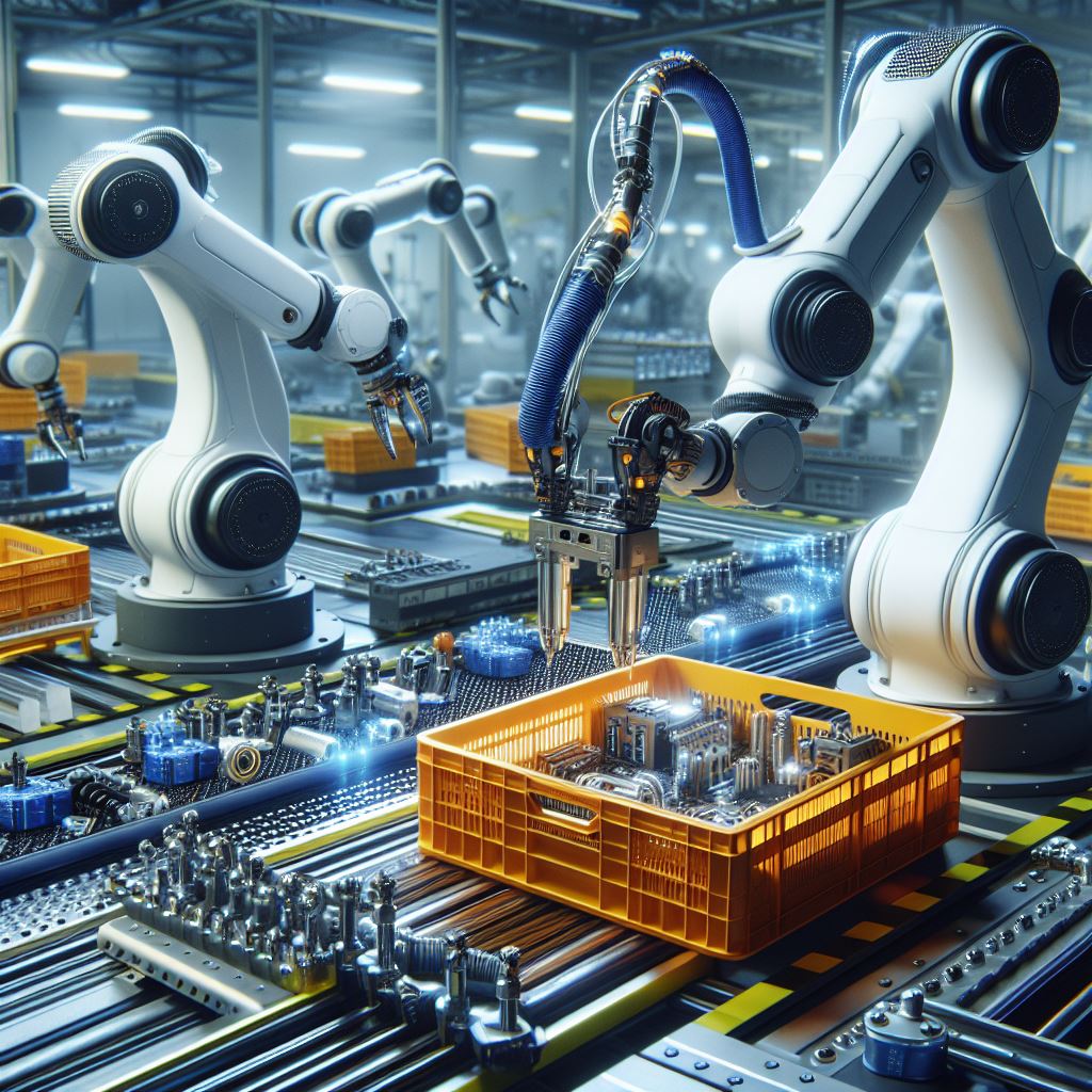 Робототехника в машиностроении: использование роботов для автоматизации фото